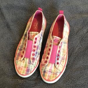 COACH WOMEN'S SUMMER POPPY BEACH, SLIP ON SHOES, size 8B